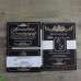Foil Printing  Invitation Card Slap-up Wedding Invitation Black Business Card Customized 
